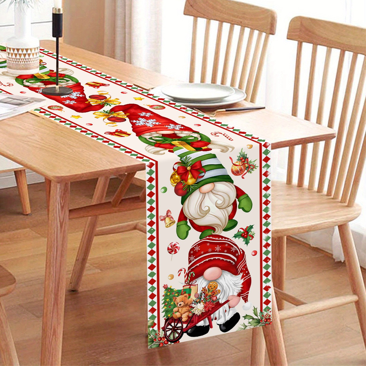 Christmas Table Runner Faceles - Christmas Table Runner บทวิจารณ์และราคา
