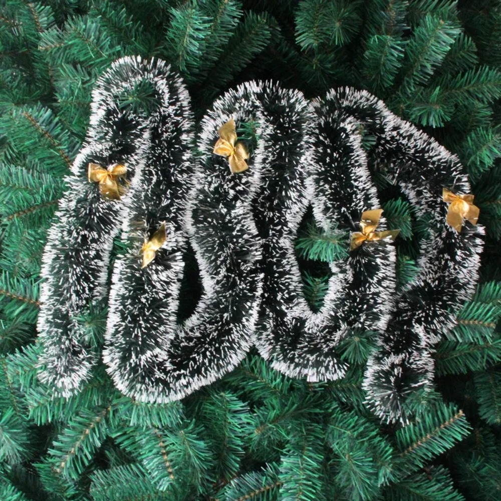 Christmas Tinsel Garland Artif - Tinsel Garland Decoration บทวิจารณ์และราคา