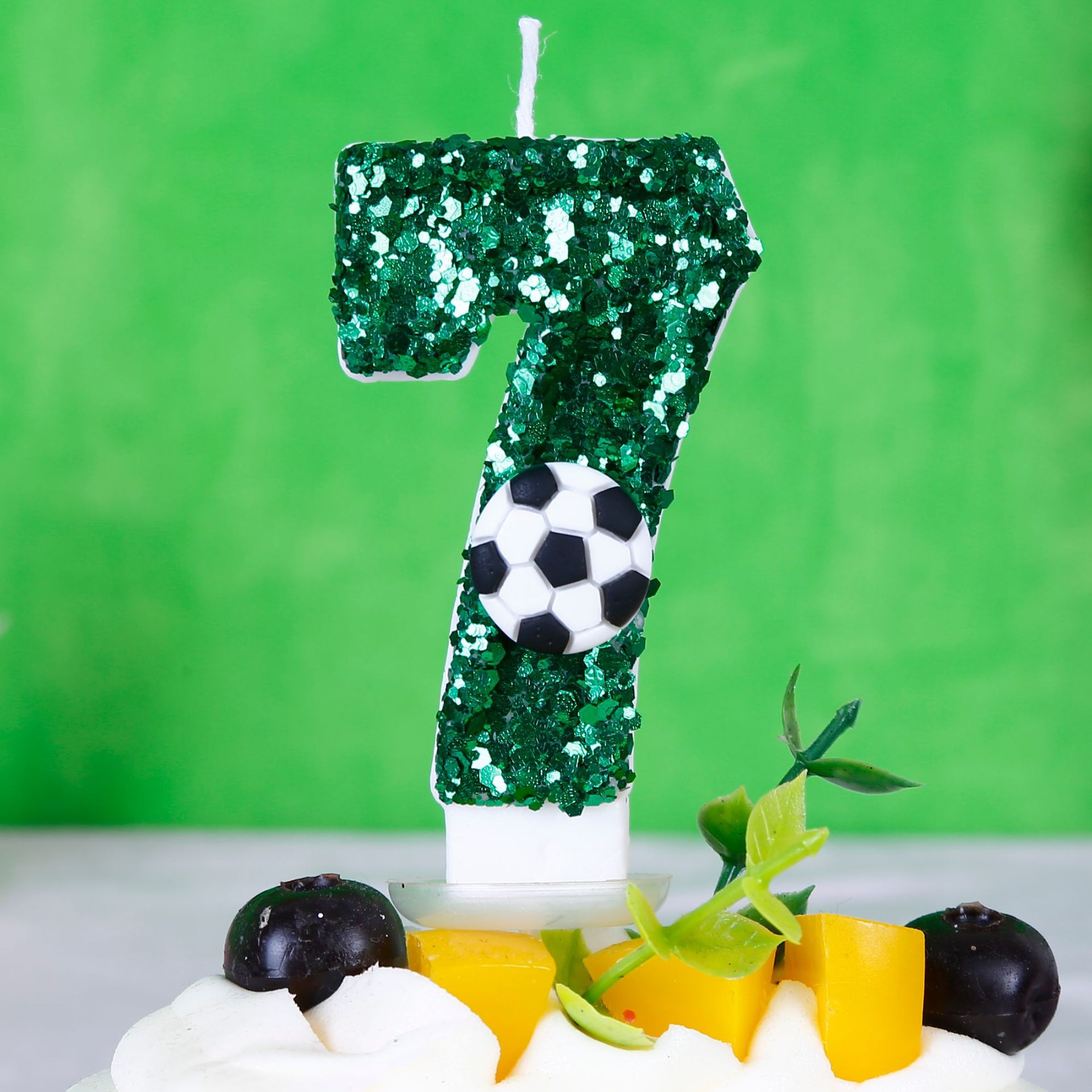 Boy Series 3D Green Football B - Holiday Candle Set บทวิจารณ์และราคา