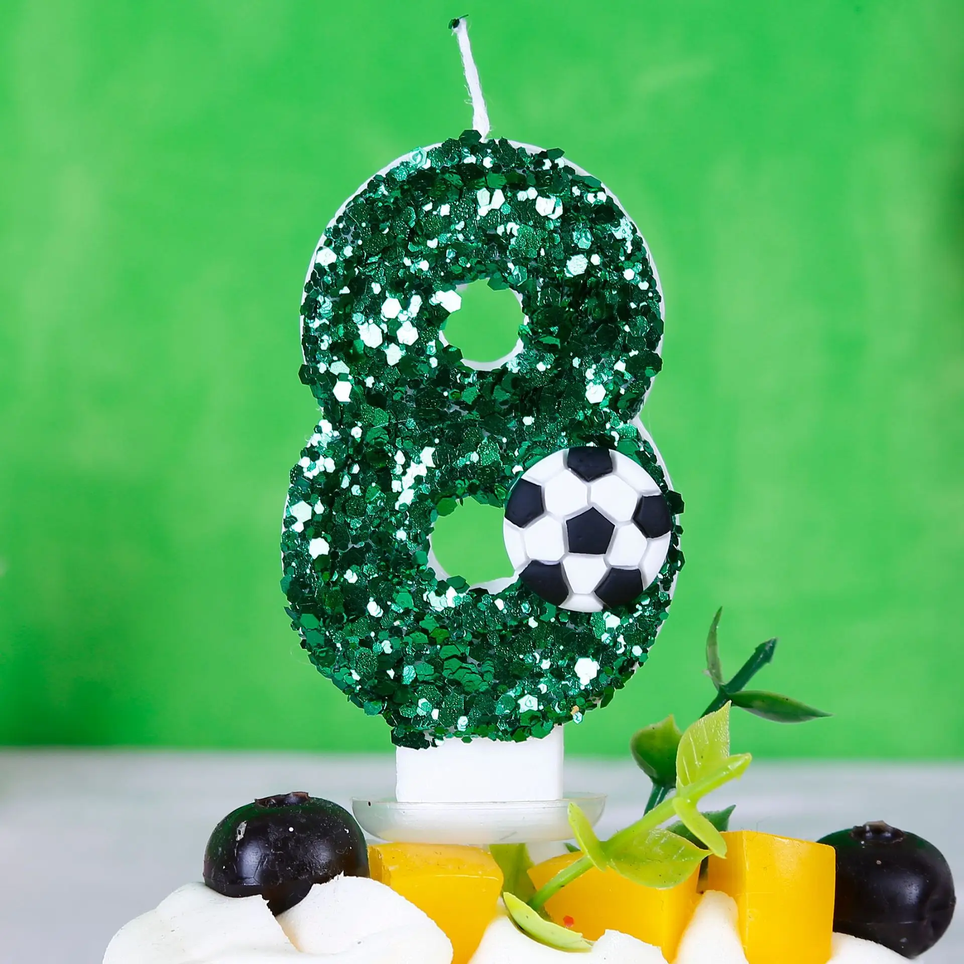 Boy Series 3D Green Football B - Holiday Candle Set บทวิจารณ์และราคา