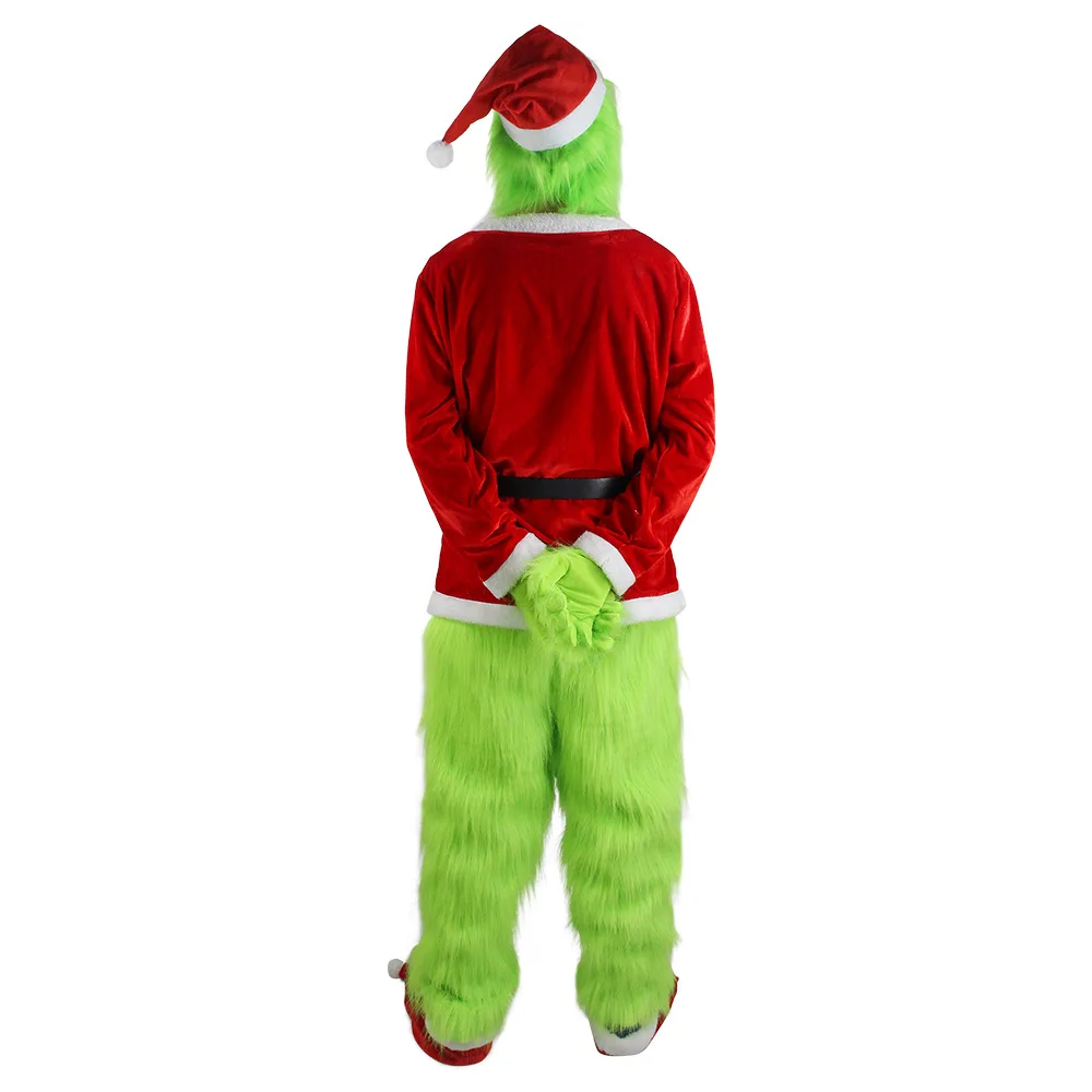 Merry Christmas Grinch Cosplay - Santa Hat Plush บทวิจารณ์และราคา
