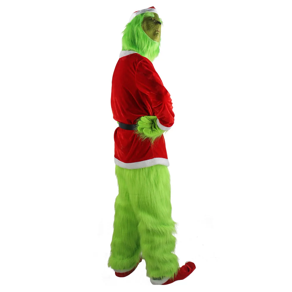 Merry Christmas Grinch Cosplay - Santa Hat Plush บทวิจารณ์และราคา
