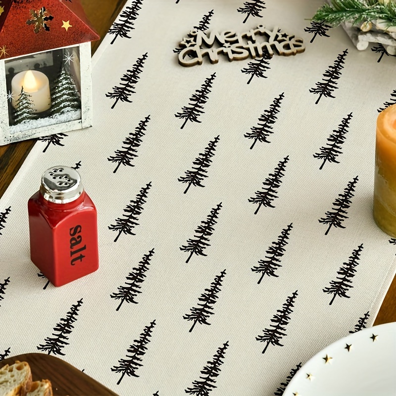 Simple Christmas Tree Table Ru - Christmas Table Runner บทวิจารณ์และราคา