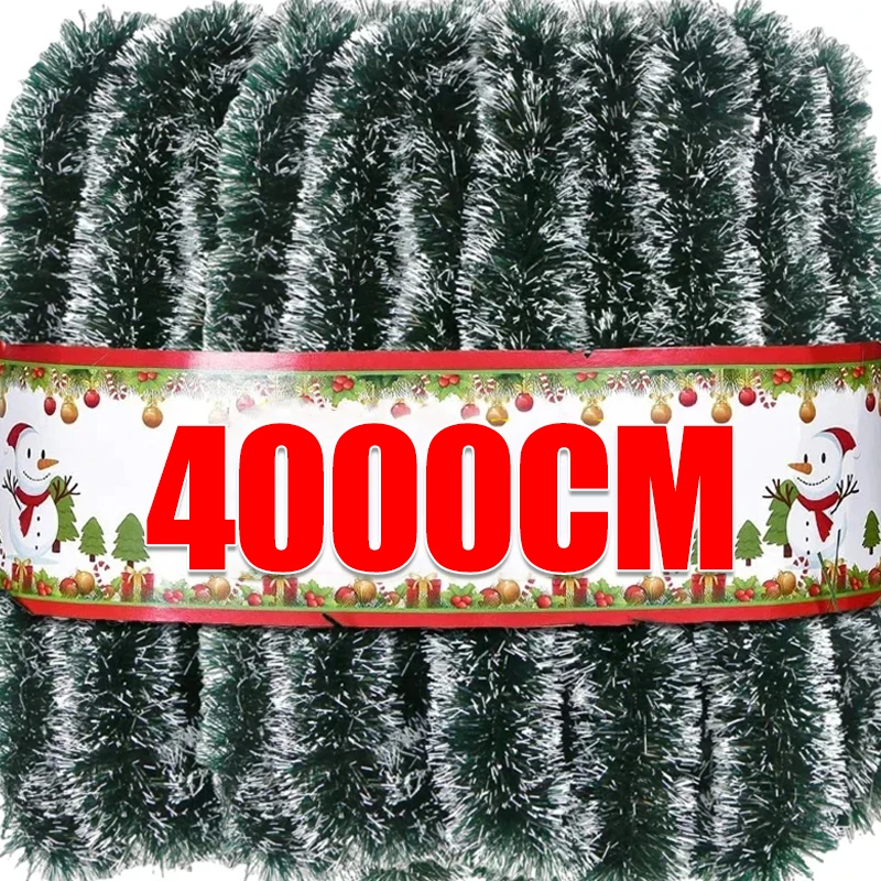 2/40m Christmas Tinsel Ribbons - Tinsel Garland Decoration บทวิจารณ์และราคา