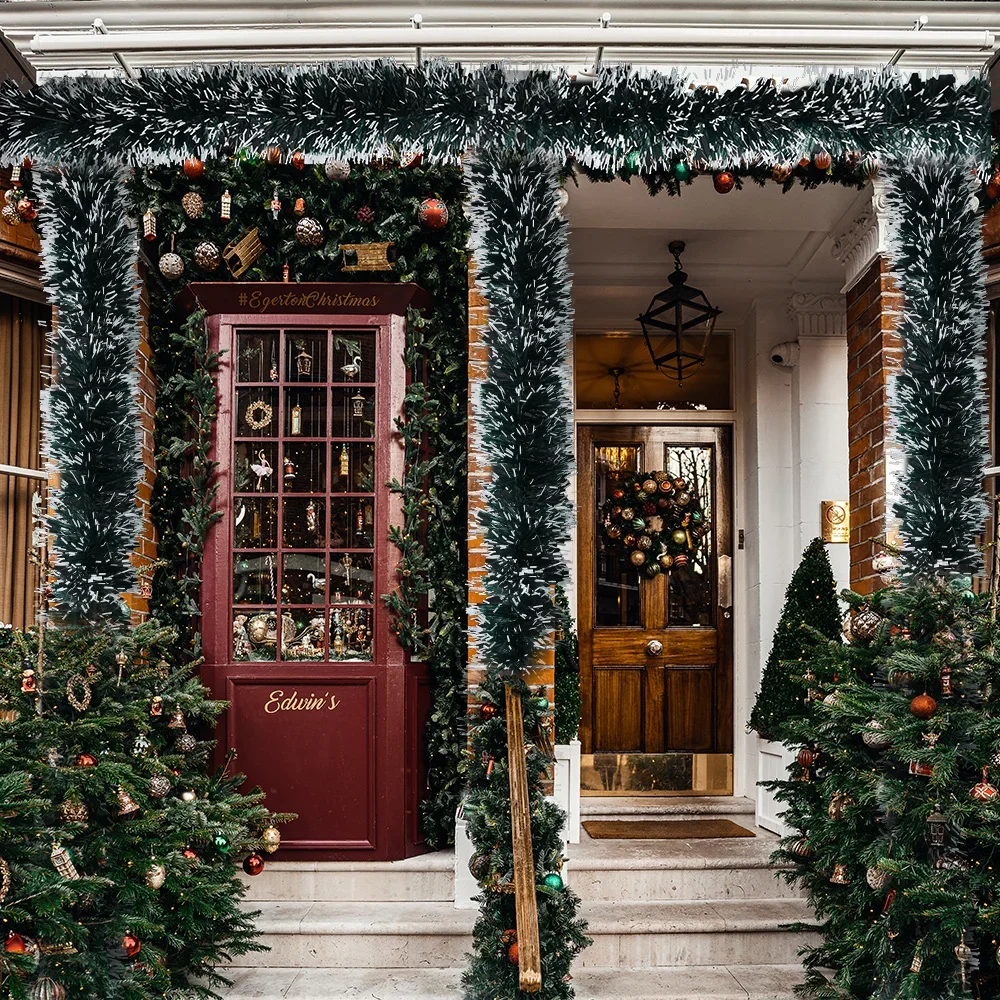 2/40m Christmas Tinsel Ribbons - Tinsel Garland Decoration บทวิจารณ์และราคา