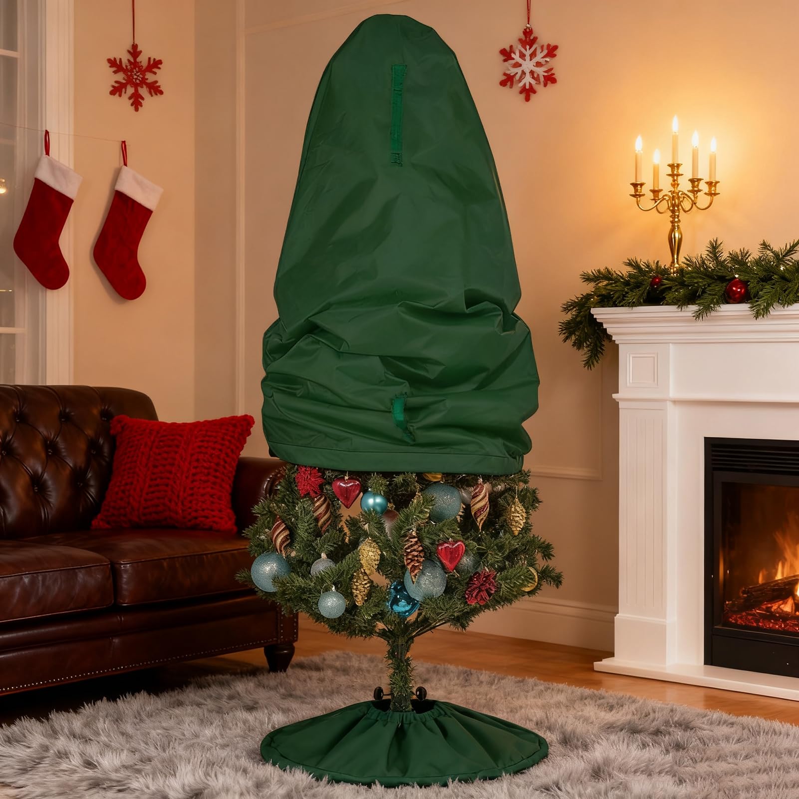 Upright Christmas Tree Storage - Christmas Tree Artificial บทวิจารณ์และราคา