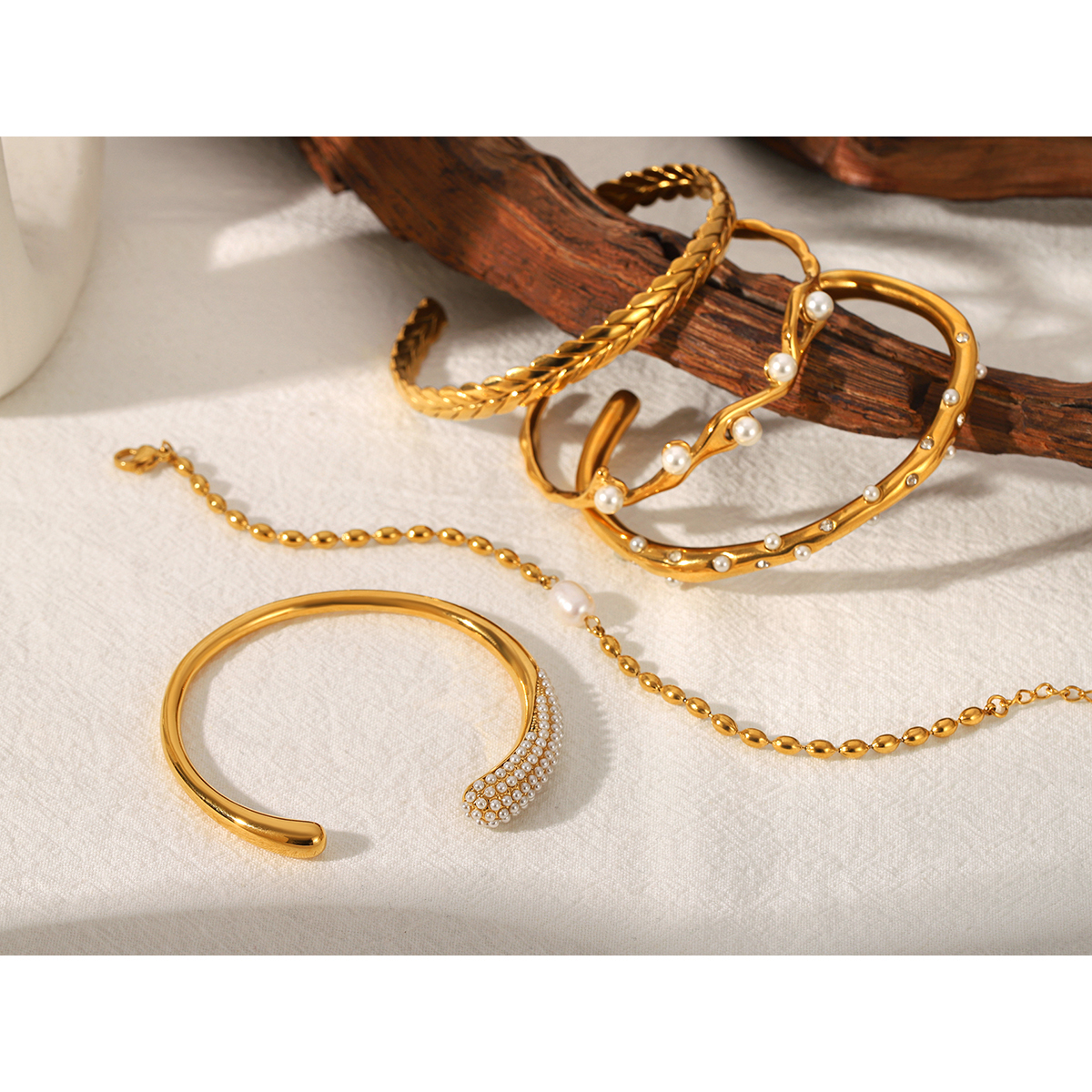18K Gold Plated Stainless Stee - Gift Box Wrap Set บทวิจารณ์และราคา