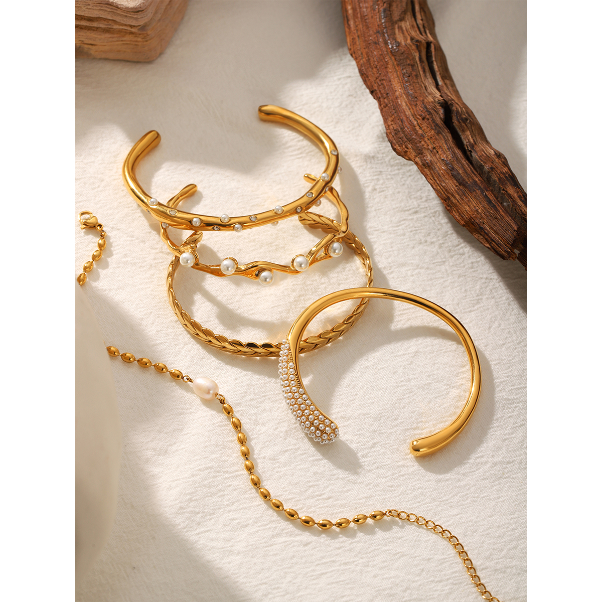 18K Gold Plated Stainless Stee - Gift Box Wrap Set บทวิจารณ์และราคา