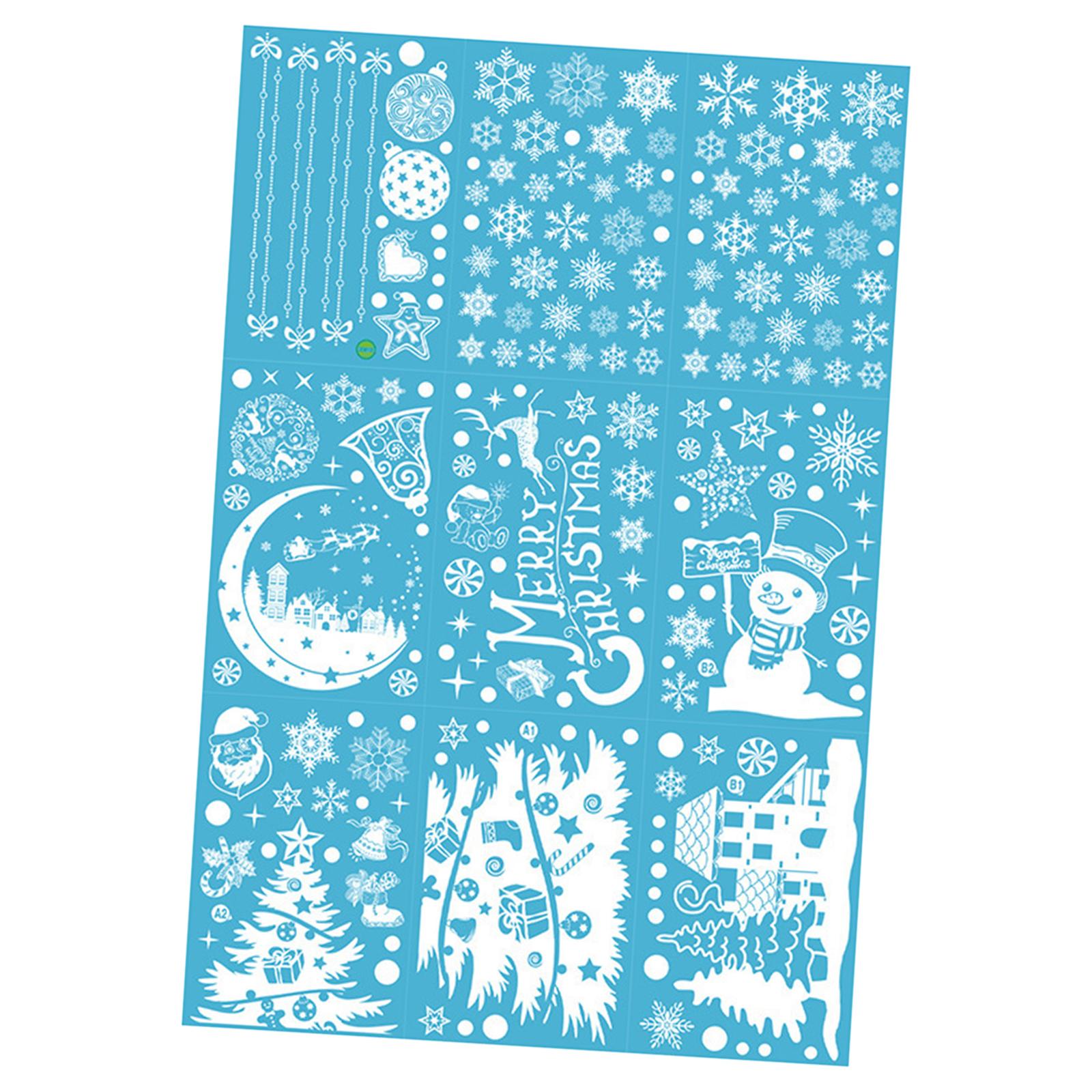 Christmas Decoration Window St - Snowflake Window Decal บทวิจารณ์และราคา
