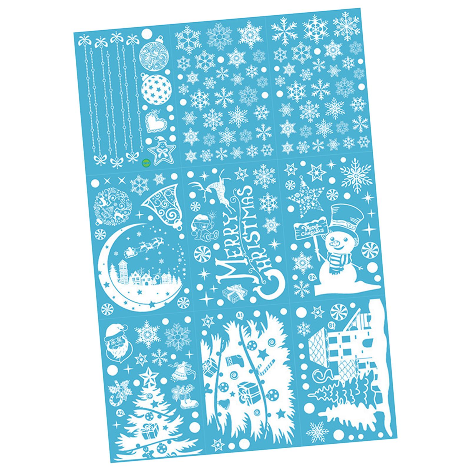 Christmas Decoration Window St - Snowflake Window Decal บทวิจารณ์และราคา