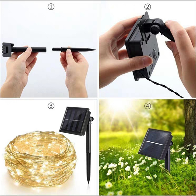 ONCE Solar Powered Lights 200  - Led Fairy String Lights บทวิจารณ์และราคา