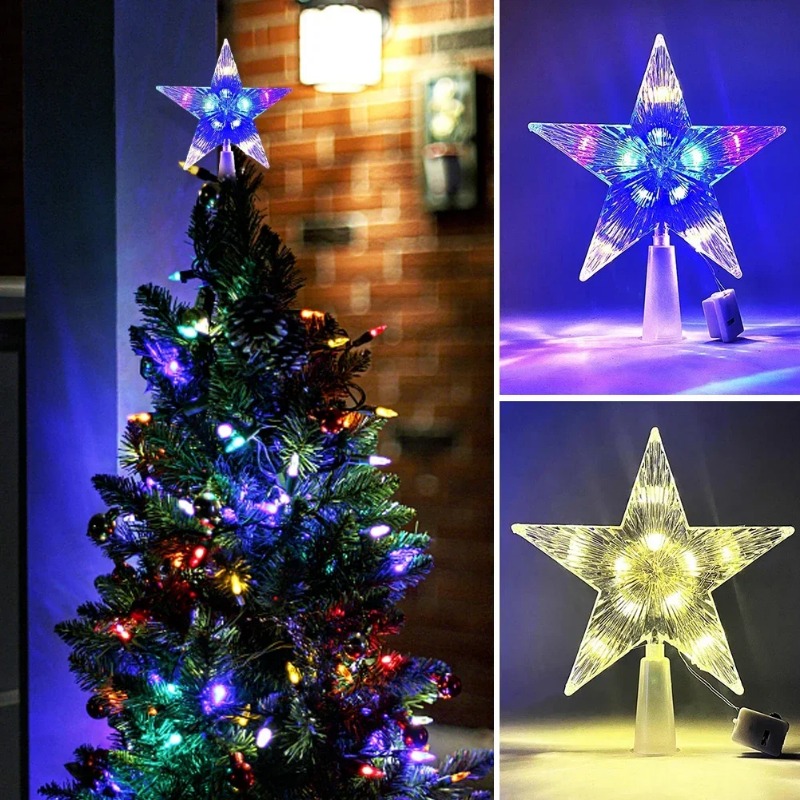 Glowing Christmas 15cm Tree To - Star Tree Topper บทวิจารณ์และราคา
