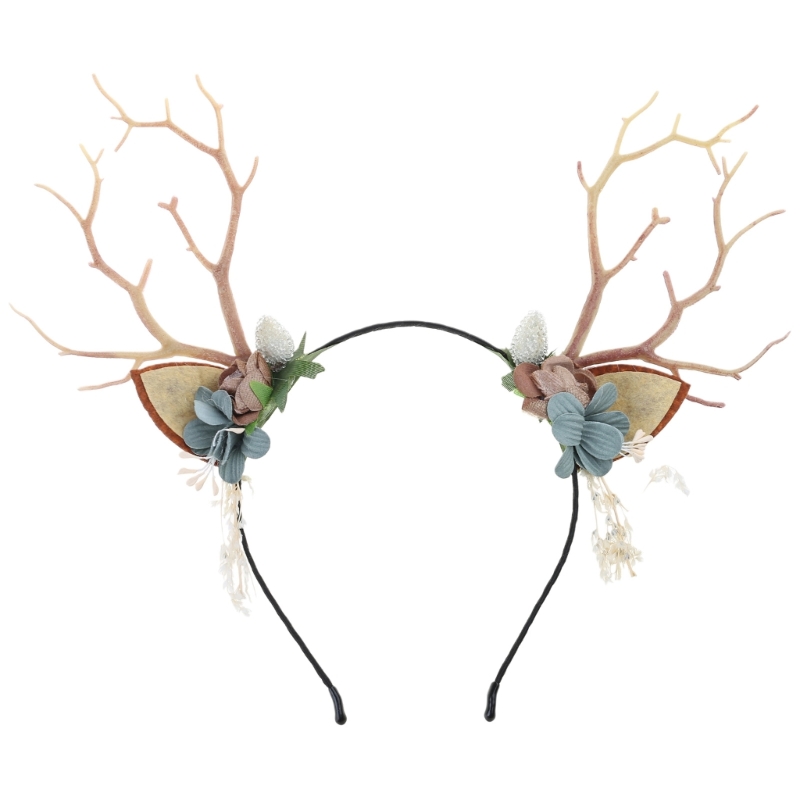 Branch Reindeer Antler Hair Ho - Reindeer Antlers Headband บทวิจารณ์และราคา