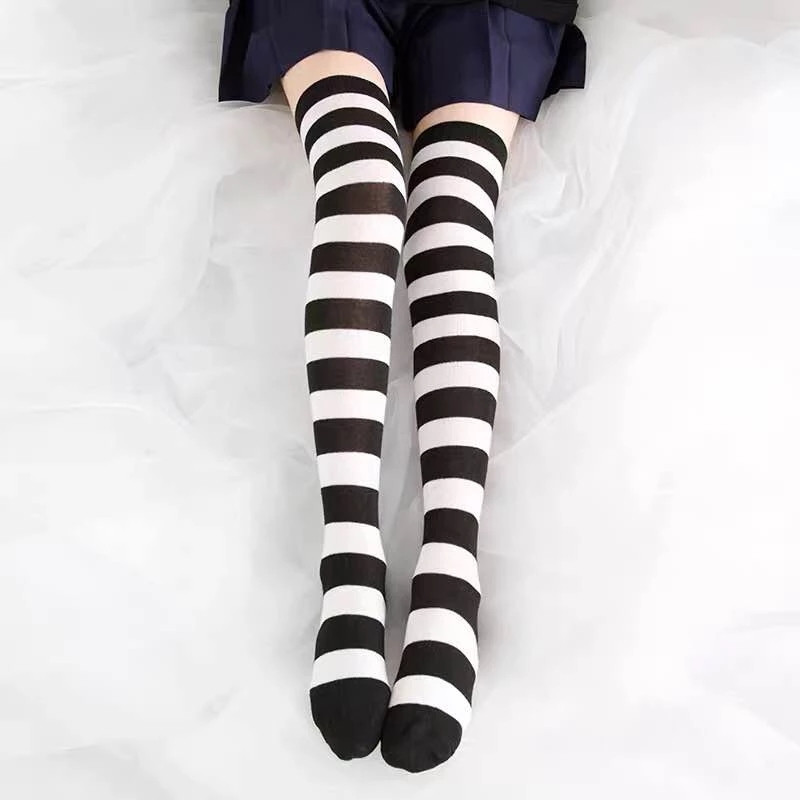 Cute Pink Blue Lolita Striped  - Christmas Stocking Hanging บทวิจารณ์และราคา