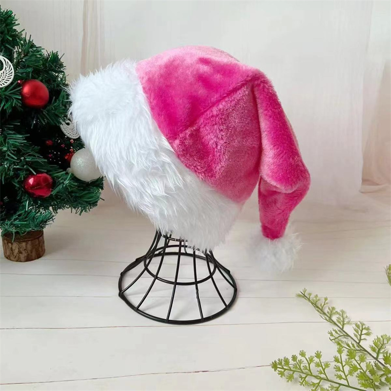 30*45cm Christmas Santa Hat Xm - Santa Hat Plush บทวิจารณ์และราคา