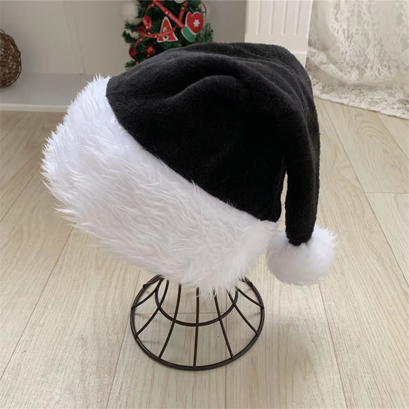 30*45cm Christmas Santa Hat Xm - Santa Hat Plush บทวิจารณ์และราคา