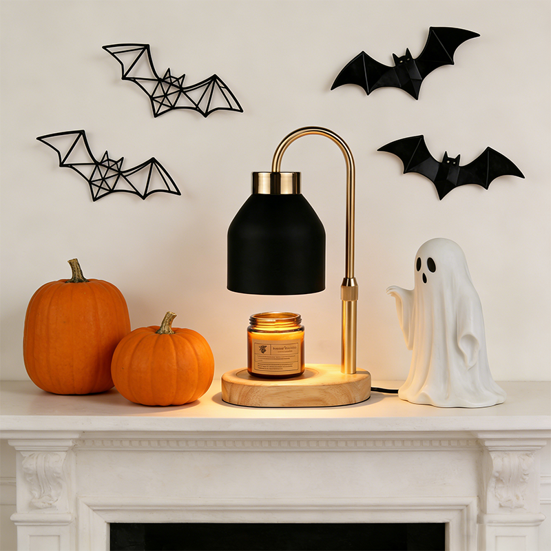 Black Candle Warmer Lamp with  - Holiday Candle Set บทวิจารณ์และราคา