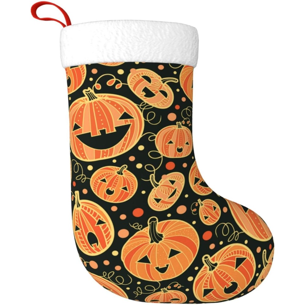 Halloween Pumpkin Christmas St - Christmas Stocking Hanging บทวิจารณ์และราคา