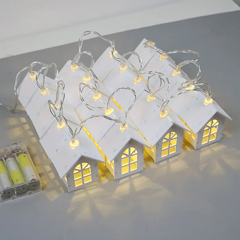 10 LED Christmas Tree House St - Led Fairy String Lights บทวิจารณ์และราคา