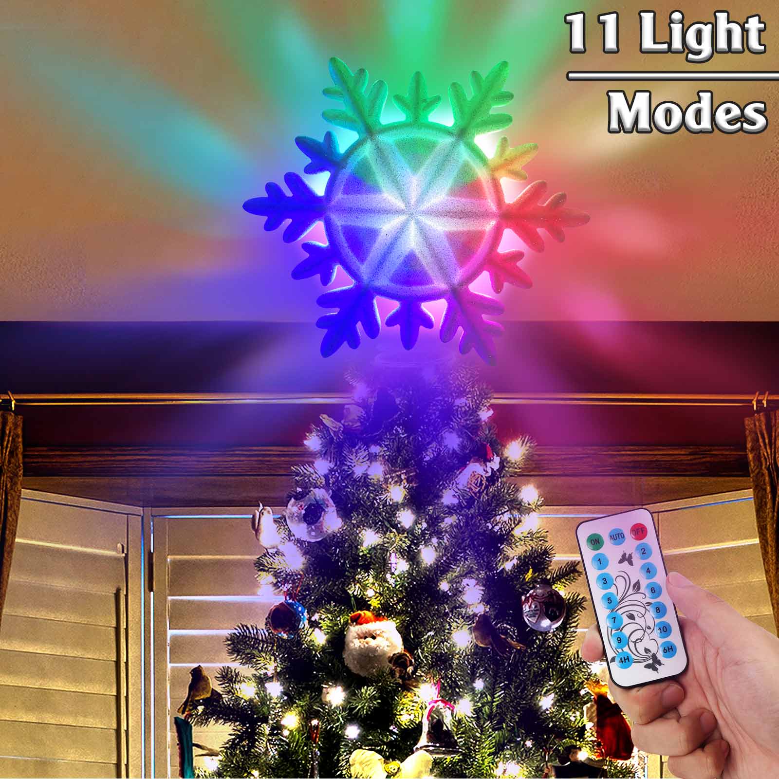 OurWarm Lighted Christmas Tree - Star Tree Topper บทวิจารณ์และราคา