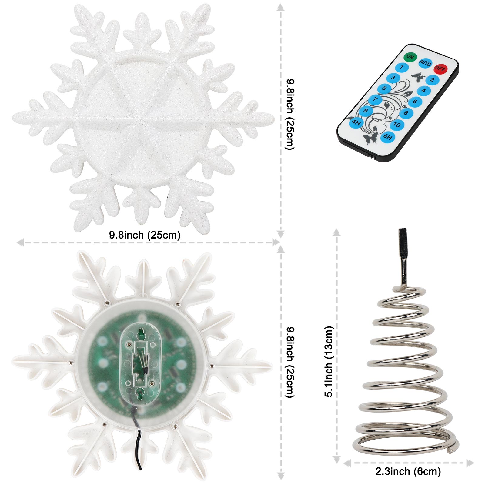 OurWarm Lighted Christmas Tree - Star Tree Topper บทวิจารณ์และราคา