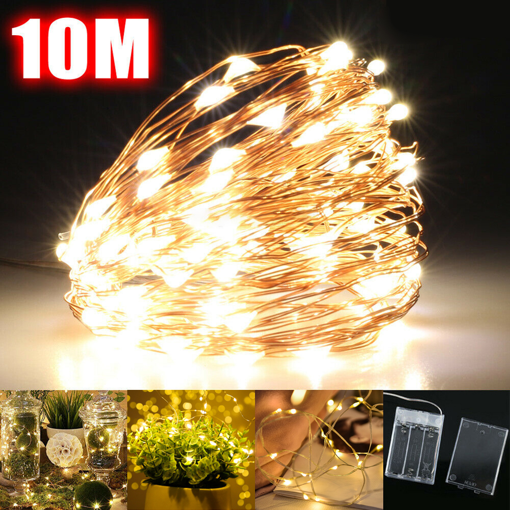Copper Wire Lamp 10M LED Fairy - Led Fairy String Lights บทวิจารณ์และราคา