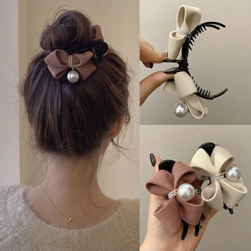 1PC Beautiful New Pearl Bow Ti - Ribbon Bow Gift บทวิจารณ์และราคา