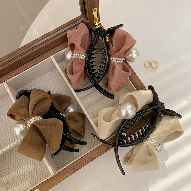 1PC Beautiful New Pearl Bow Ti - Ribbon Bow Gift บทวิจารณ์และราคา