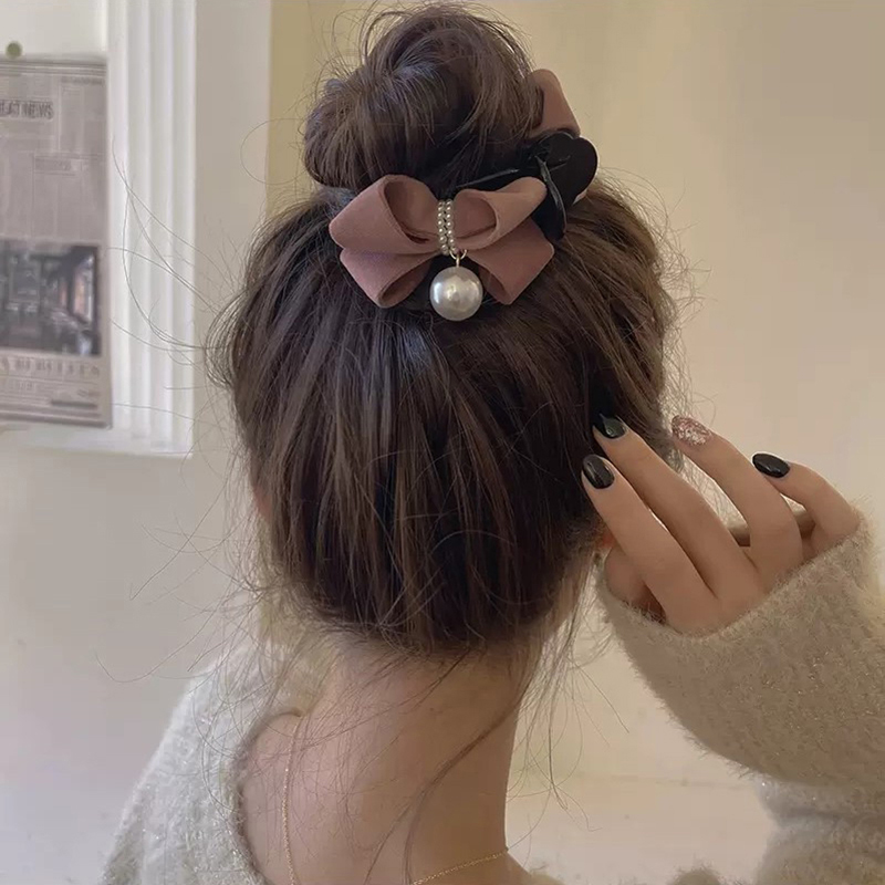 1PC Beautiful New Pearl Bow Ti - Ribbon Bow Gift บทวิจารณ์และราคา