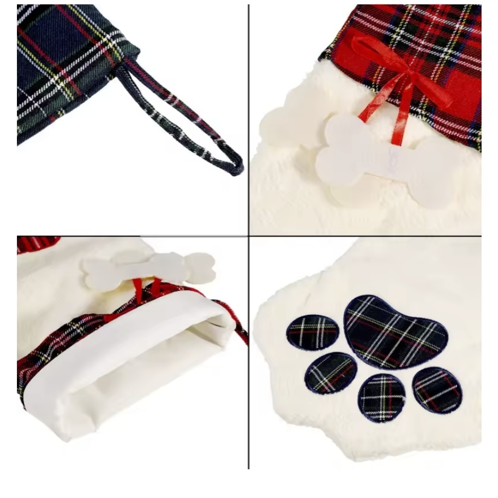 Christmas Socks New Year Decor - Christmas Stocking Hanging บทวิจารณ์และราคา