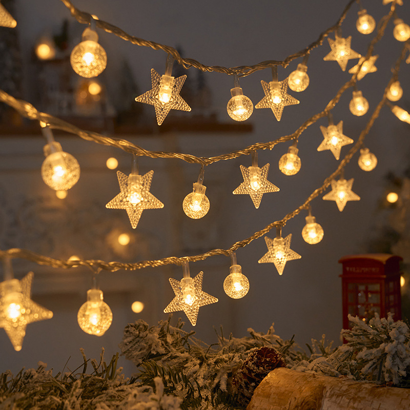 1.5M/3M Snowflake star LED Str - Led Fairy String Lights บทวิจารณ์และราคา