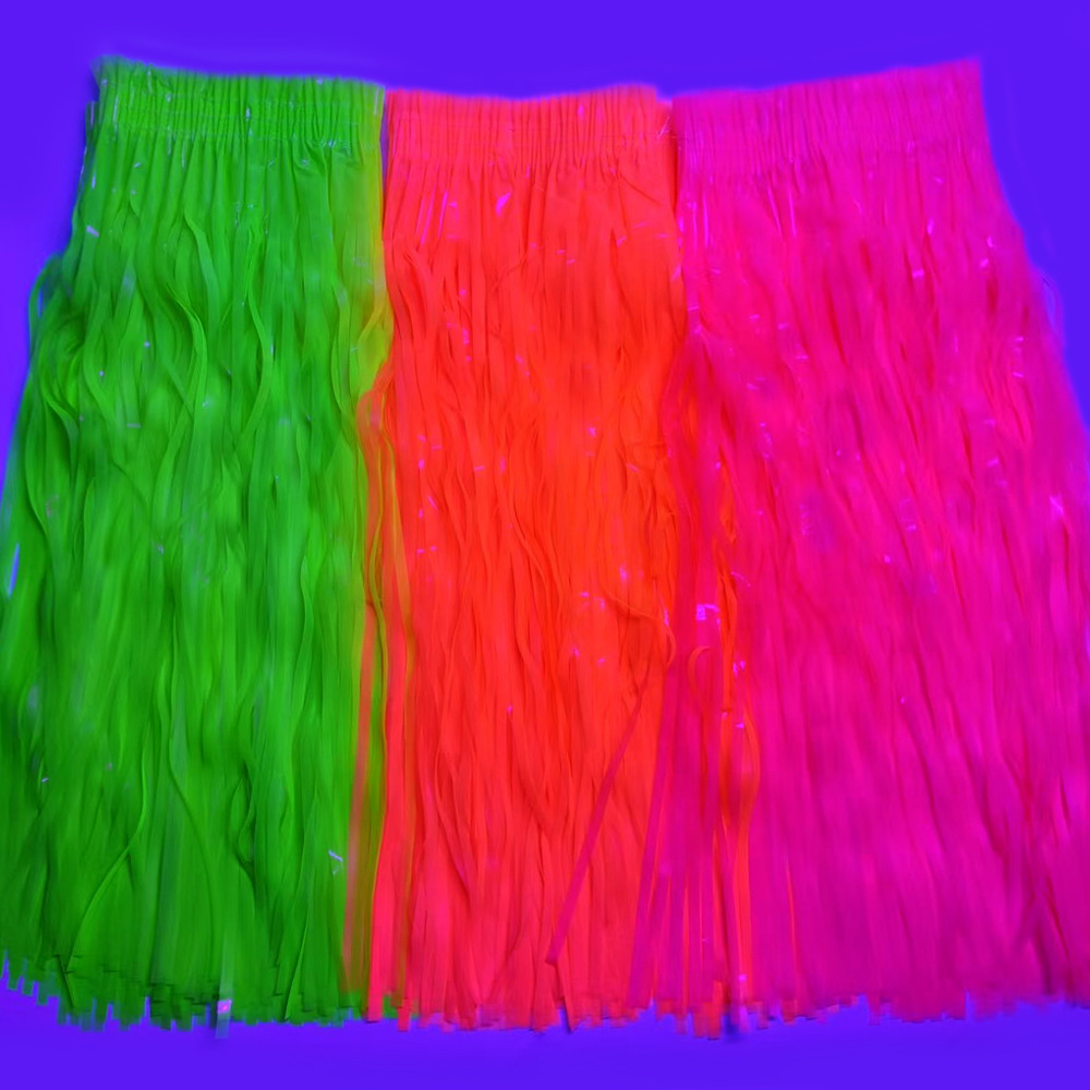 Neon Fluorescent Tinsel Skirt, - Tinsel Garland Decoration บทวิจารณ์และราคา