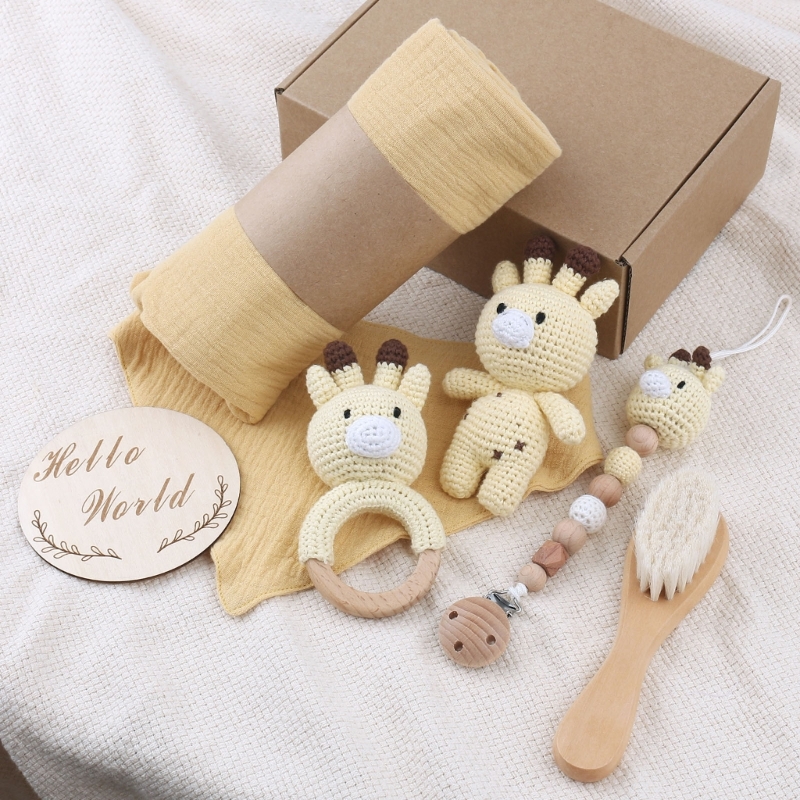 1 Set Baby Stuffed Animal Doll - Gift Box Wrap Set บทวิจารณ์และราคา
