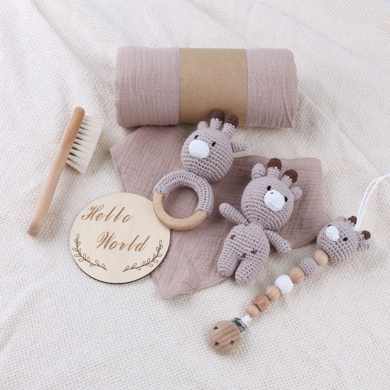 1 Set Baby Stuffed Animal Doll - Gift Box Wrap Set บทวิจารณ์และราคา