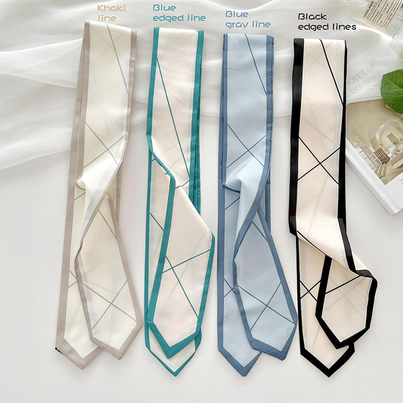 Versatile silk scarf, thin, lo - Ribbon Bow Gift บทวิจารณ์และราคา