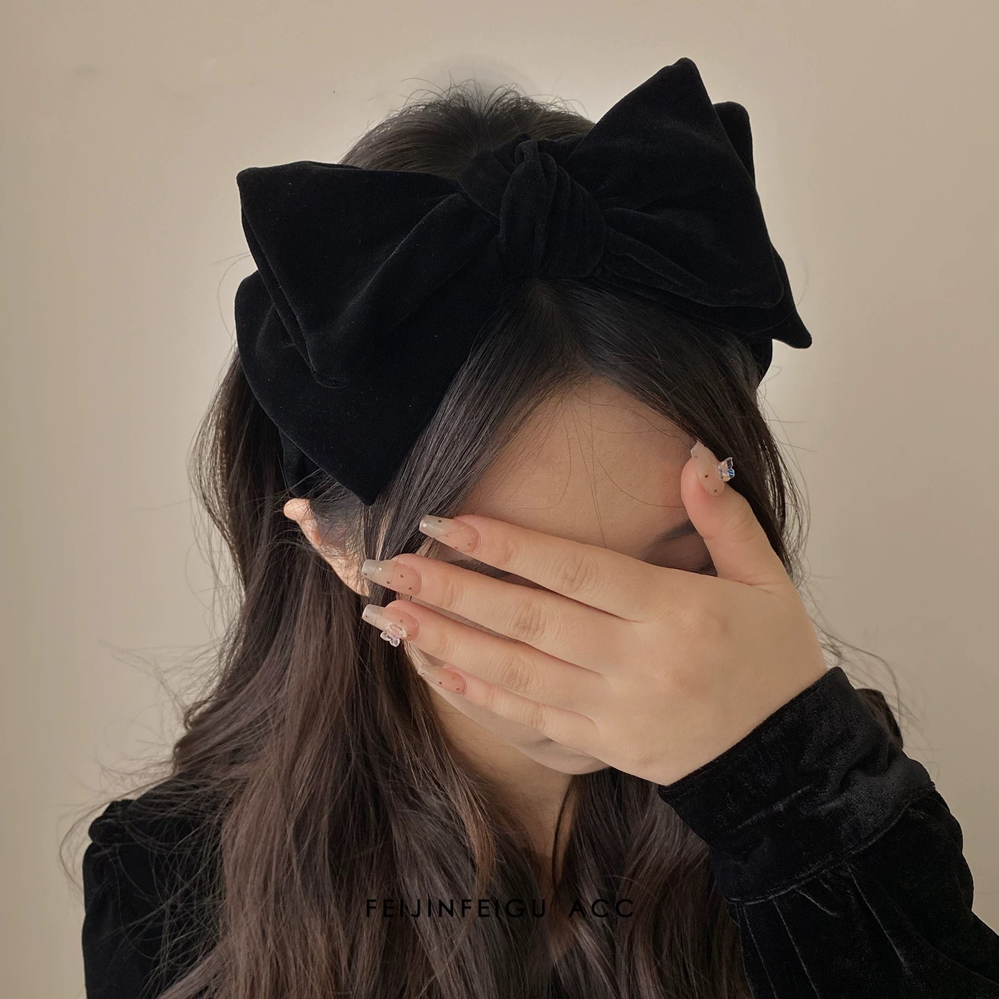 AWAYTR 1pc Large Velvet Bow Ha - Ribbon Bow Gift บทวิจารณ์และราคา