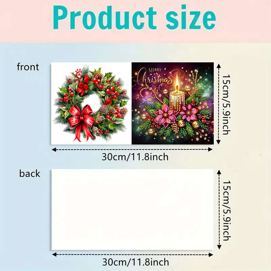 6-piece Christmas diamond pain - Holiday Candle Set บทวิจารณ์และราคา