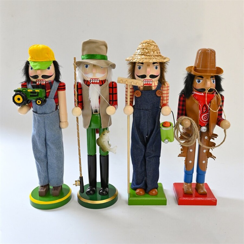 Wooden Nutcracker Soldiers Dri - Nutcracker Figurine บทวิจารณ์และราคา