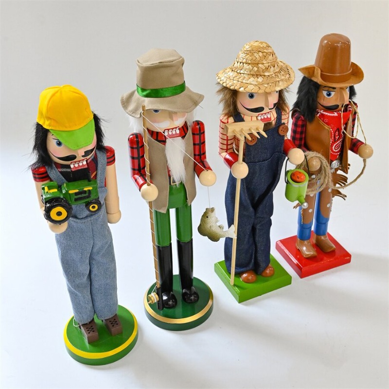 Wooden Nutcracker Soldiers Dri - Nutcracker Figurine บทวิจารณ์และราคา