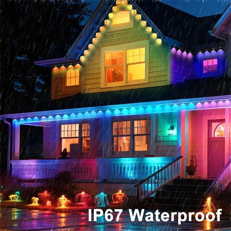 Smart RGBIC Outdoor Permanent  - Christmas Lights Outdoor บทวิจารณ์และราคา