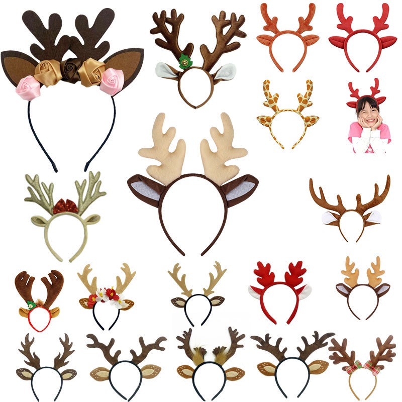 Reindeer Costume Set Tutu Skir - Reindeer Antlers Headband บทวิจารณ์และราคา