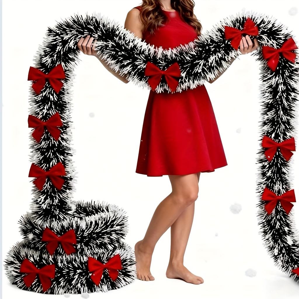 Artificial Christmas Garland X - Tinsel Garland Decoration บทวิจารณ์และราคา