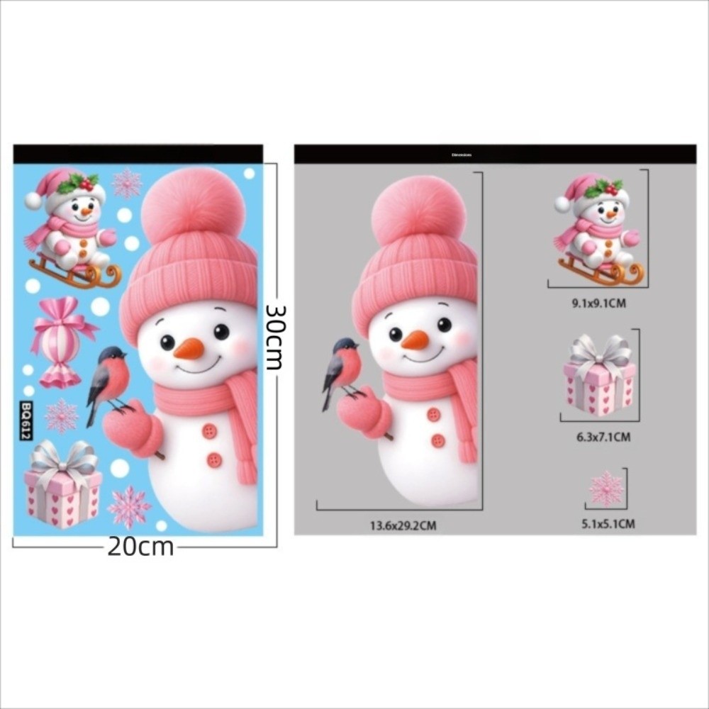 Removable PVC Window Stickers  - Snowflake Window Decal บทวิจารณ์และราคา