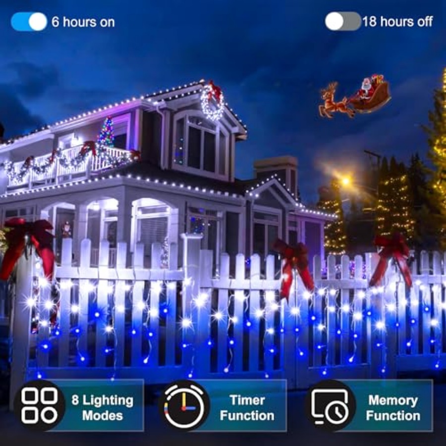 612 LED 60Feet Christmas Light - Christmas Lights Outdoor บทวิจารณ์และราคา