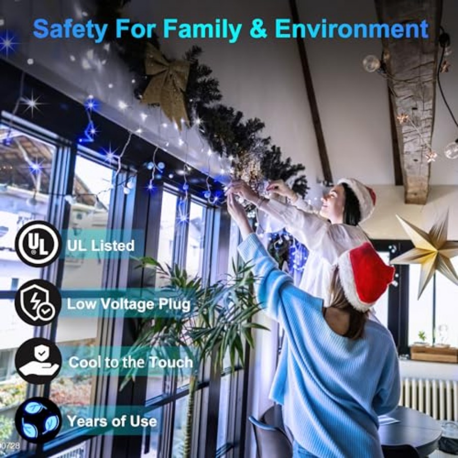 612 LED 60Feet Christmas Light - Christmas Lights Outdoor บทวิจารณ์และราคา
