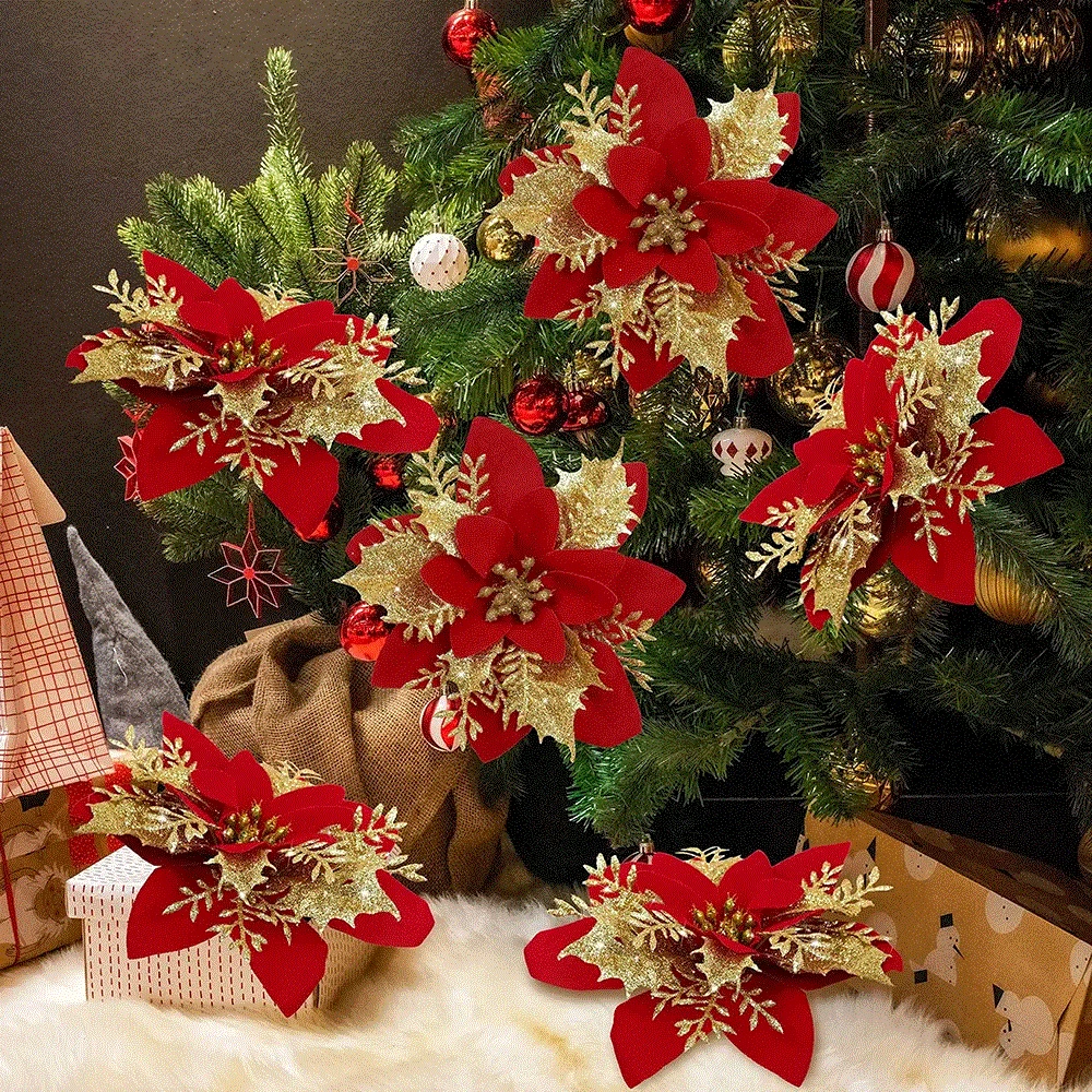 9cm Glitter Artifical Christma - Christmas Wreath Fake บทวิจารณ์และราคา