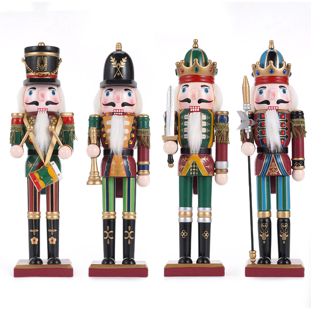 30CM Wooden Nutcracker Christm - Nutcracker Figurine บทวิจารณ์และราคา