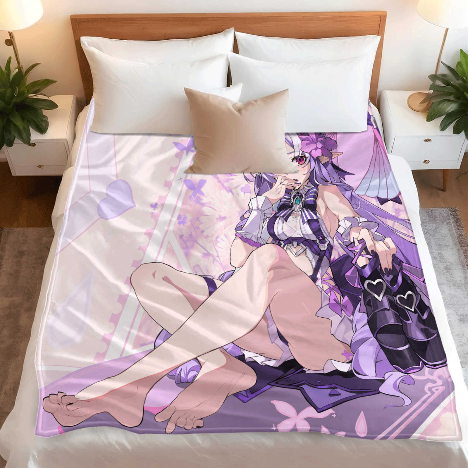 Cartoon Zenless Zone Zero  Fla - Christmas Throw Blanket บทวิจารณ์และราคา