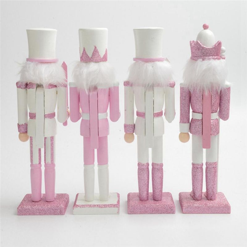 AT16 30cm Pink Wooden Nutcrack - Nutcracker Figurine บทวิจารณ์และราคา