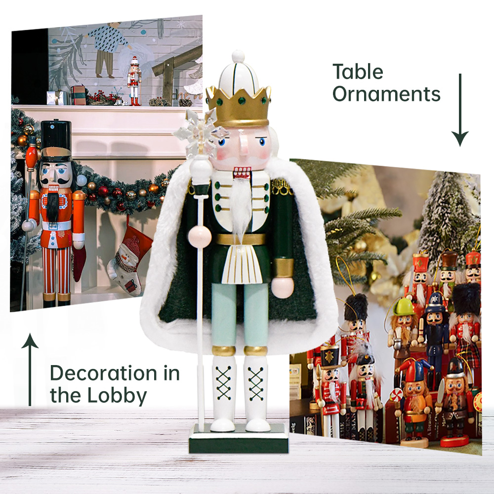30CM Nutcracker snowflake cape - Nutcracker Figurine บทวิจารณ์และราคา